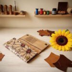 بورتفية حريمى من الجلد الطبيعى