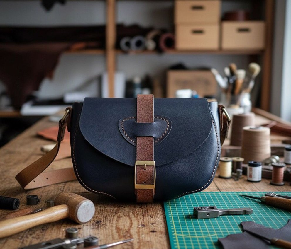 1 (1) شنط حريمى من الجلد الطبيعى - الصورة 1