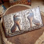 بورتفية فرعونى جلد طبيعى