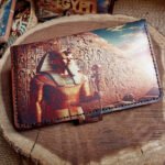 بورتفية فرعونى جلد طبيعى