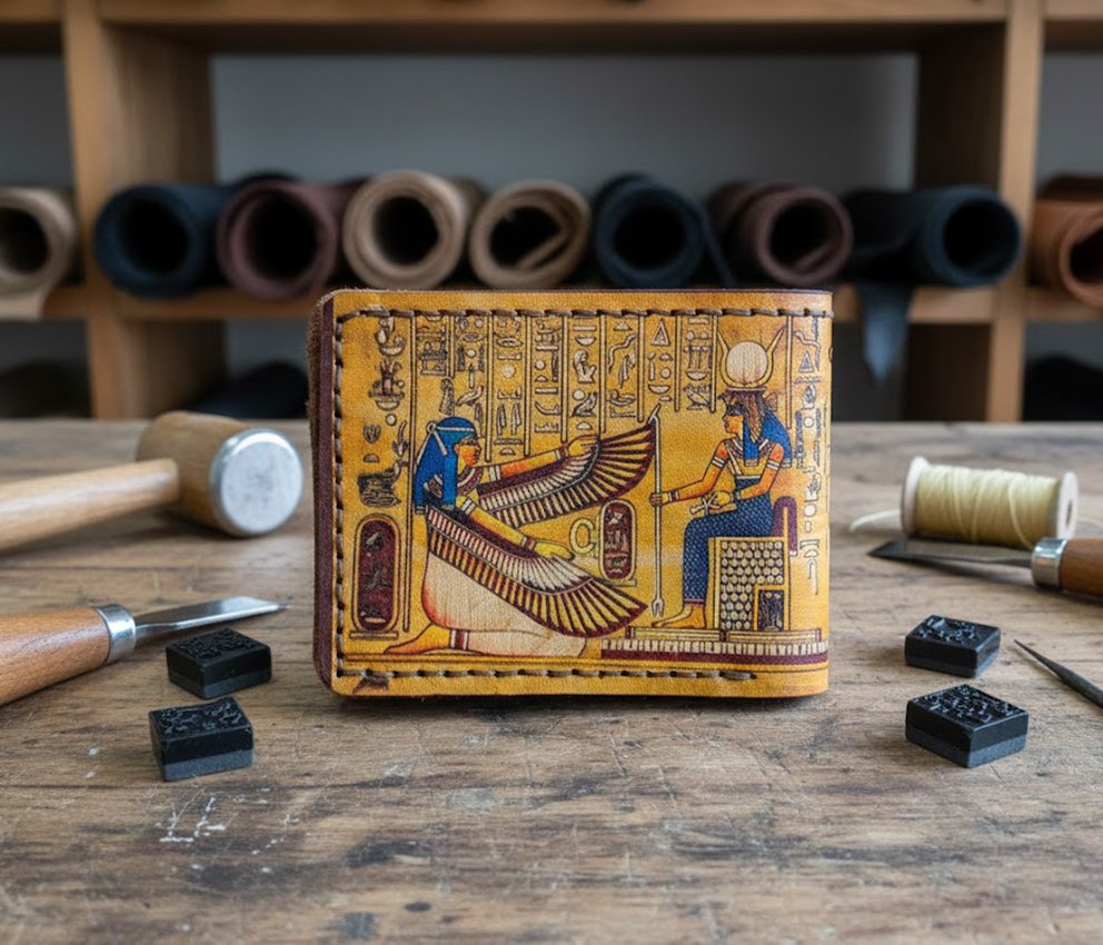 21 محافظ رجالى من الجلد الطبيعى - الصورة 1