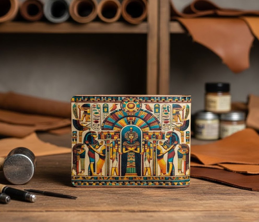 22 محافظ رجالى من الجلد الطبيعى - الصورة 1