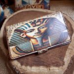 بورتفية فرعونى جلد طبيعى